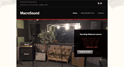 Desktop Screenshot of macrosoundstudio.com